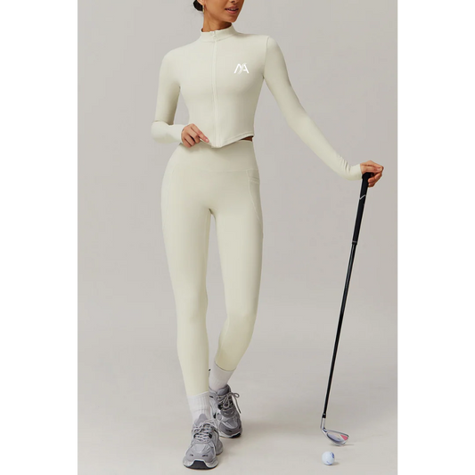 Creme Zip Jacket