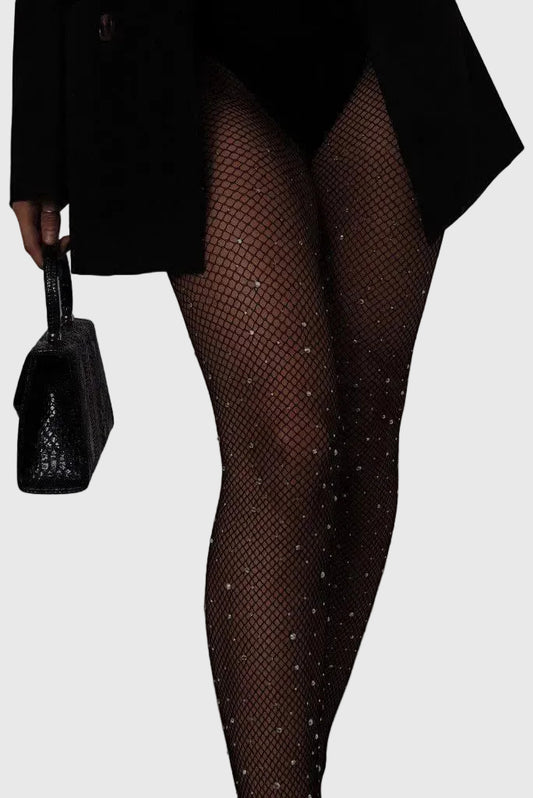 Netzstrumpfhose Glitter